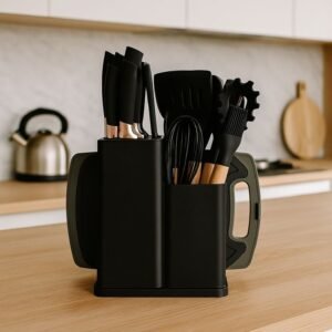 Set de 19 utensilios de cocina de silicona – Calidad Premium